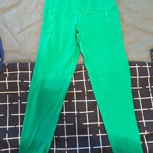 aerie Bright Green 7/8 Leggings